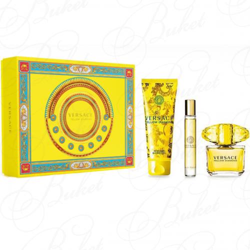 Набор VERSACE YELLOW DIAMOND SET (edt 90ml+edt 10ml+b/lot 150ml)