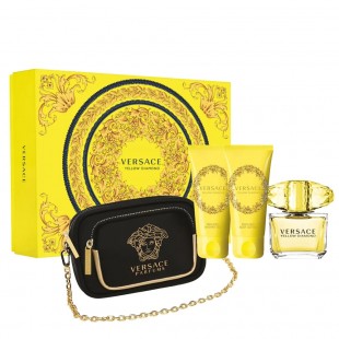 VERSACE YELLOW DIAMOND SET (edt 90ml+b/lot 100ml+sh/gel 100ml+bag)