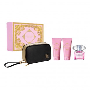 VERSACE BRIGHT CRYSTAL SET (edt 90ml+b/lot 100ml+sh/gel 100ml+косметичка)