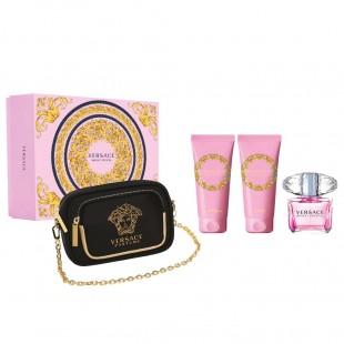 VERSACE BRIGHT CRYSTAL SET (edt 90ml+b/lot 100ml+sh/gel 100ml+косметичка)