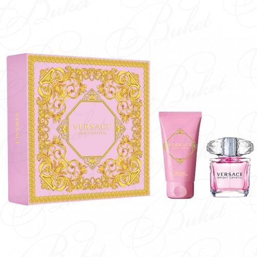 Набор VERSACE BRIGHT CRYSTAL SET (edt 30ml+b/lot 50ml)