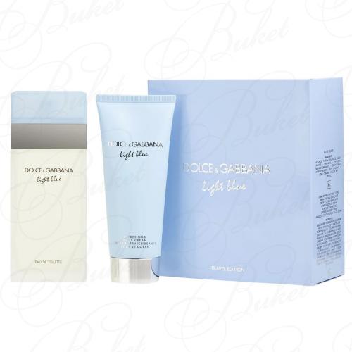 Набор DOLCE & GABBANA LIGHT BLUE SET (edt 100ml+b/lot 100ml)