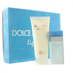 DOLCE & GABBANA LIGHT BLUE SET (edt 25ml+b/cream 50ml)