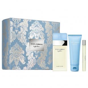 DOLCE & GABBANA LIGHT BLUE SET (edt 100ml+b/lot 75ml+edt 10ml)