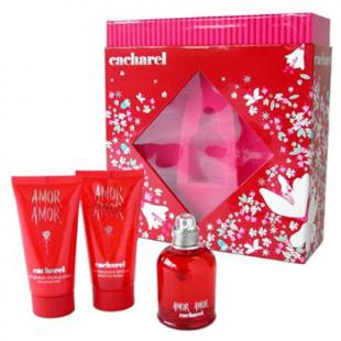 CACHAREL AMOR AMOR SET  (edt 50ml+sh/gel 50ml+b/lot 50ml)