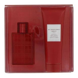 BURBERRY BRIT RED SET (edp 50ml+b/lot 100ml)