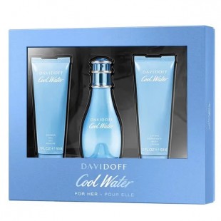 DAVIDOFF COOL WATER SET (edt 50ml+b/lot 50ml+sh/gel 50ml)