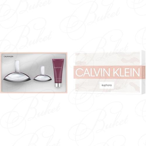 Набор CALVIN KLEIN EUPHORIA SET (edp 100ml+edp 30ml+b/lot 100ml)