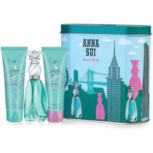 ANNA SUI SECRET WISH SET (edt 50ml+b/lot 90ml+sh/gel 90ml+music box)