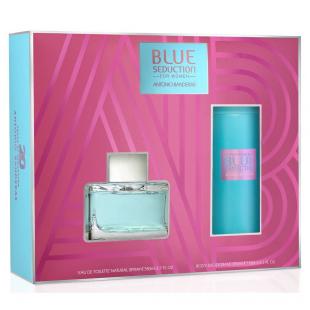 ANTONIO BANDERAS BLUE SEDUCTION FOR WOMEN SET (edt 80ml+deo 150 ml)