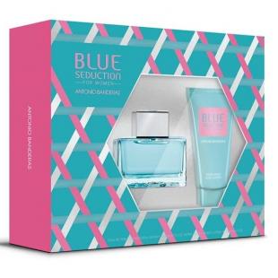 ANTONIO BANDERAS BLUE SEDUCTION FOR WOMEN SET (edt 80ml+b/lot 75ml)