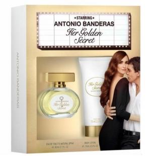 ANTONIO BANDERAS HER GOLDEN SECRET SET (edt 80ml+b/lot 75ml)