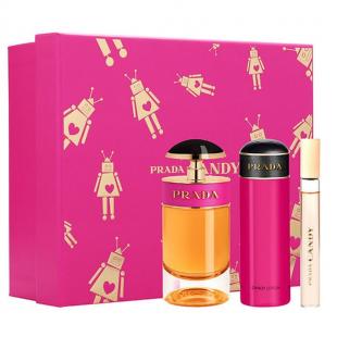 PRADA CANDY SET (edp 80ml+edp 10ml+b/lot 75ml)