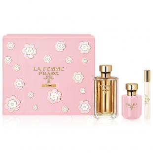 PRADA PRADA LA FEMME L`EAU SET (edt 100ml+edt 10ml+b/lot 100ml)