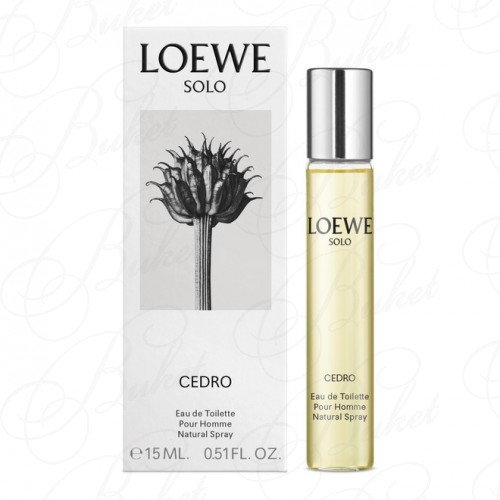 Миниатюры Loewe SOLO LOEWE CEDRO edt 15ml