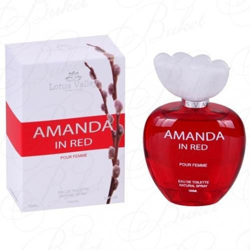 Туалетная вода Lotus Valley AMANDA IN RED 100ml edt