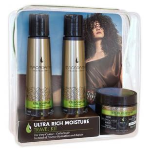 Набор для волос MACADAMIA ULTRA RICH MOISTURE Travel Kit 3pc