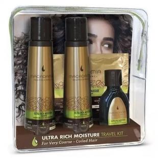 Набор для волос MACADAMIA ULTRA RICH MOISTURE Travel Kit 4pc