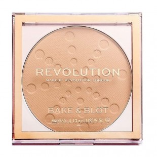 Пудра для лица MAKEUP REVOLUTION BAKE & BLOT Beige