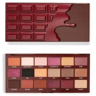 Палетка теней для век MAKEUP REVOLUTION CHOCOLATE EYESHADOW PALETTE Cranberries & Chocolate