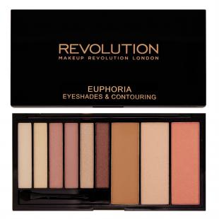 Палитра теней для век и лица MAKEUP REVOLUTION EUPHORIA PALETTE Bare