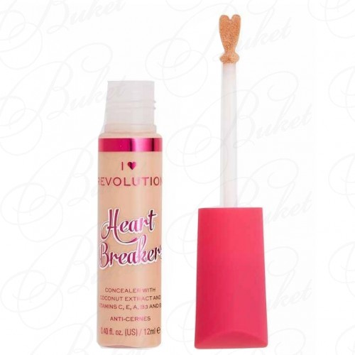 Консилер для кожи вокруг глаз MAKEUP REVOLUTION HEART BREAKERS CONCEALER Biscuit