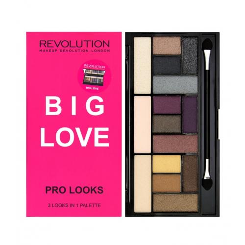 Палетка теней для век MAKEUP REVOLUTION PRO LOOKS PALETTE Big Love
