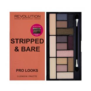 Палетка теней для век MAKEUP REVOLUTION PRO LOOKS PALETTE Stripped & Bare