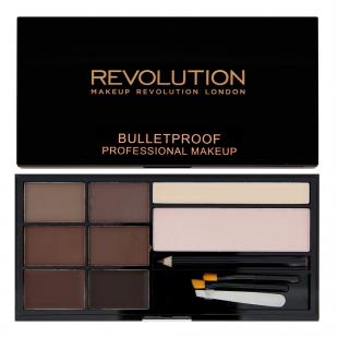 Набор для бровей MAKEUP REVOLUTION ULTRA BROW PALETTE Medium to Dark