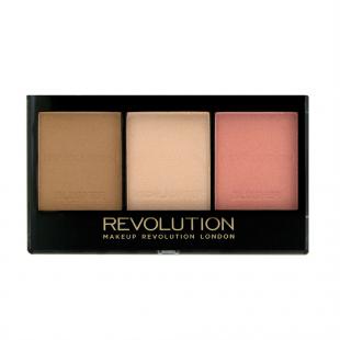 Палетка для лица MAKEUP REVOLUTION ULTRA SCULPT & CONTOUR KIT №C01 Ultra Fair