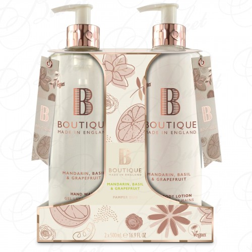 Набор для ухода за кожей рук Hand Care Duo Mandarin, Basil & Grapefruit с ароматом мандарина, базилика и грейпфрута