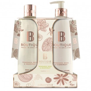 Набор для ухода за кожей тела Body Care Duo Mandarin, Basil & Grapefruit с ароматом мандарина, базилика и грейпфрута