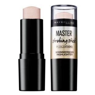 Хайлайтер для лица MAYBELLINE MAKE UP MASTER STROBING STICK №100 Light Iridescent/Жемчужно-розовый