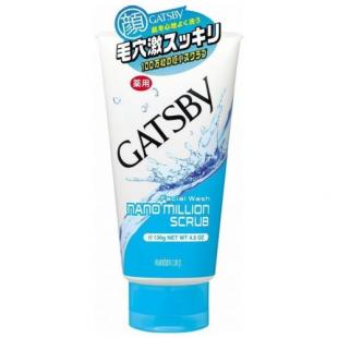 Пенка-скраб для умывания MANDOM GATSBY NANO MILLION SCRUB 130g