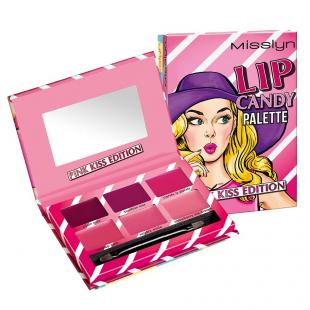 Палитра помад для губ MISSLYN MAKE UP LIP CANDY PALETTE №03 Pink Kiss Edition