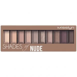 Тени для век MISSLYN MAKE UP MUST-HAVE EYESHADOW SHADES №04 Nude