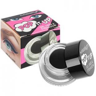 Подводка для век MISSLYN MAKE UP POP IT UP GEL LINER & EYESHADOW №01 Black Outlines