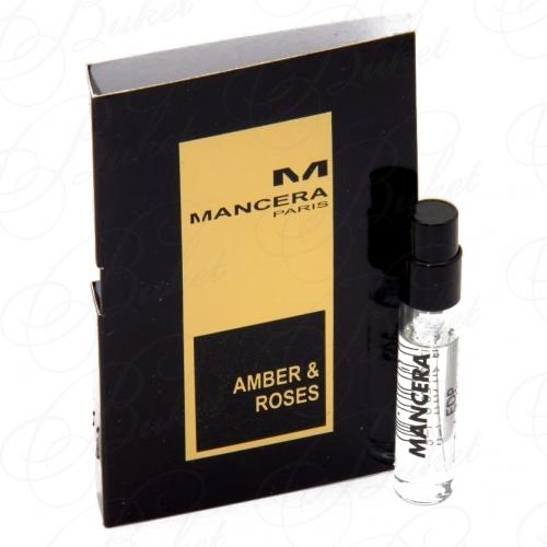 Пробники Mancera AMBER & ROSES 2ml edp