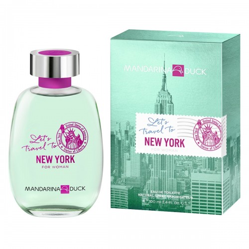 Туалетная вода Mandarina Duck LET'S TRAVEL TO NEW YORK TO PARIS FOR WOMEN 100ml edt