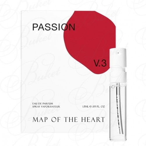 Пробники Map Of The Heart RED HEART 1ml edp