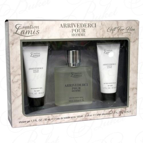 Набор Creation Lamis ARRIVEDERCI POUR HOMME SET (edt 100ml+sh/gel 50ml+a/sh balm 50ml)