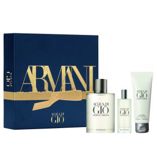 ARMANI ACQUA DI GIO FOR HIM SET (edt 100ml+edt 15ml+sh/gel 75ml)