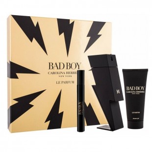 CAROLINA HERRERA BAD BOY LE PARFUM SET (edp 100ml+sh/gel 100ml+edp 10ml)