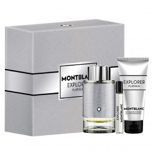 MONT BLANC EXPLORER PLATINUM SET (edp 100ml+edp 7.5ml+sh/gel 100ml)