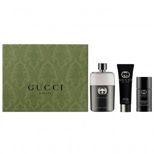 GUCCI GUILTY POUR HOMME SET (edt 90ml+deo-stick 75ml+sh/gel 50ml)