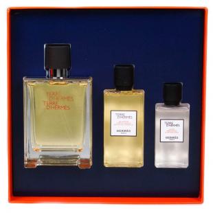 HERMES TERRE D`HERMES SET (edt 100ml+sh/gel 80ml+a/sh 40ml)