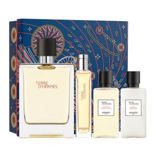 HERMES TERRE D`HERMES SET (edt 100ml+edt 15ml+a/sh balm 40ml+sh/gel 40ml)