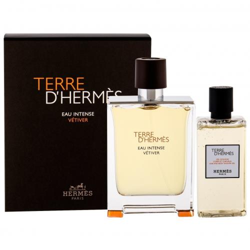 Набор HERMES TERRE D`HERMES EAU INTENSE VETIVER SET (edp 100ml+sh/gel 80ml)