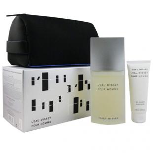 Issey Miyake L`EAU D`ISSEY POUR HOMME SET (edt 125ml+sh/gel 75ml+косметичка)