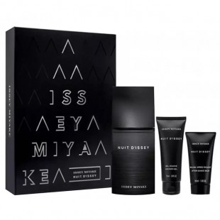 ISSEY MIYAKE NUIT D`ISSEY SET (edt 125ml+sh/gel 75ml+a/sh balm 50ml)